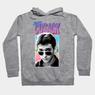 John Cusack -  80s Styled Retro Nostalgia Graphic Design Hoodie